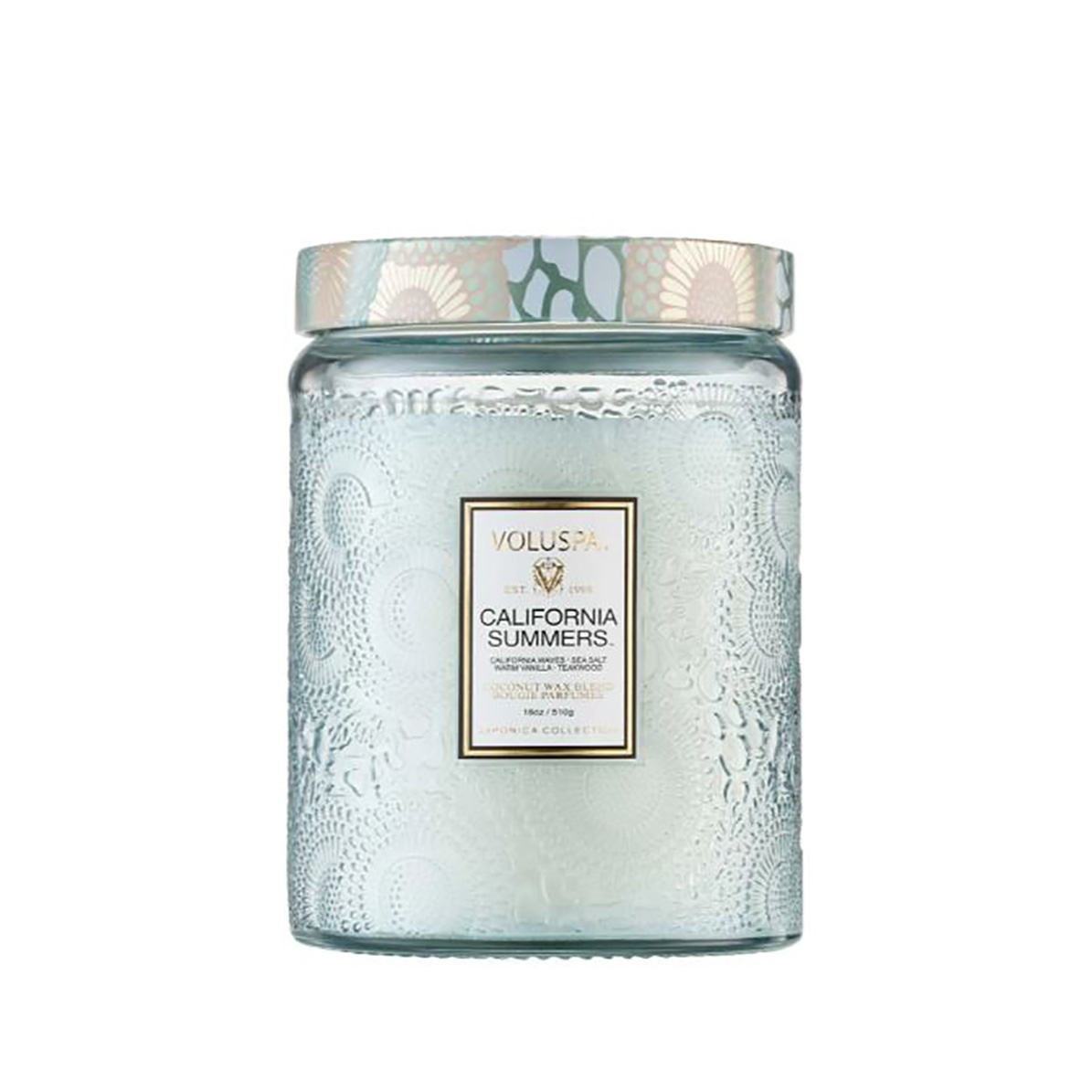 CALIFORNIA SUMMERS LARGE JAR CANDLE 1