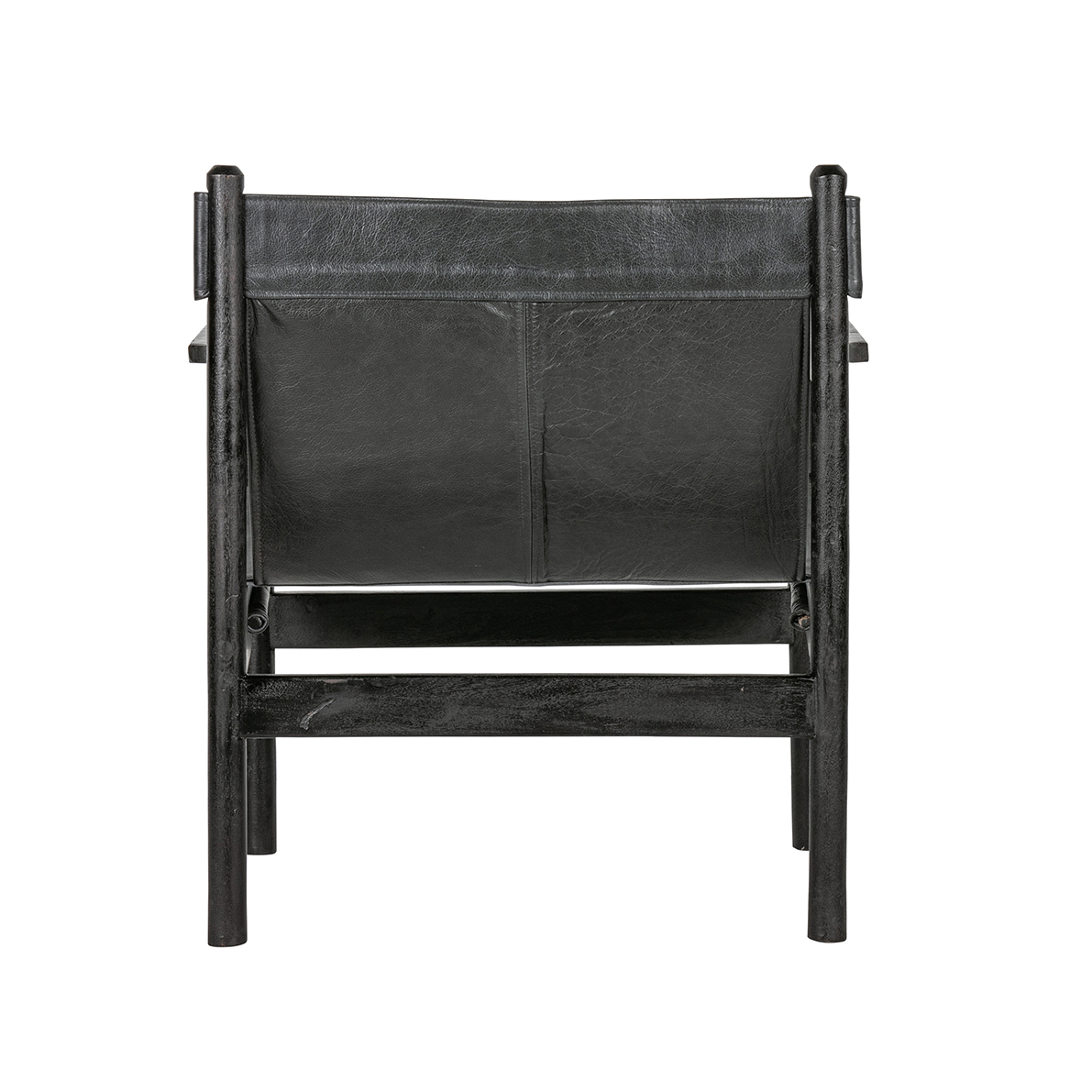 CHILL BLACK LEATHER ARMCHAIR 3