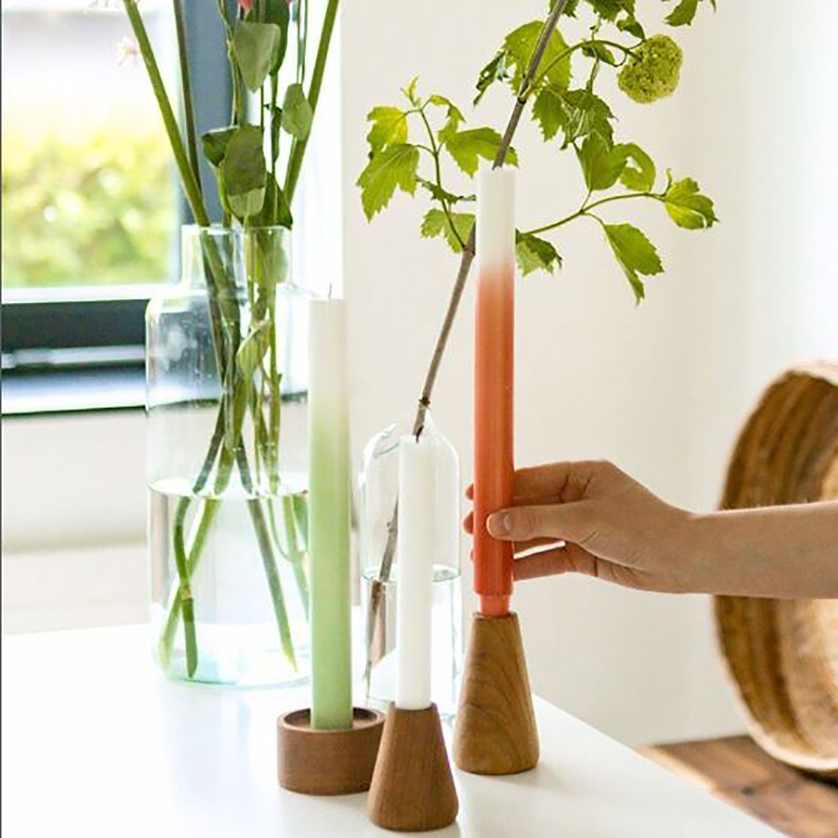 Accessories, Candles & Diffusers GRADIENT PINE SET OF CANDLES | Mavriki ...