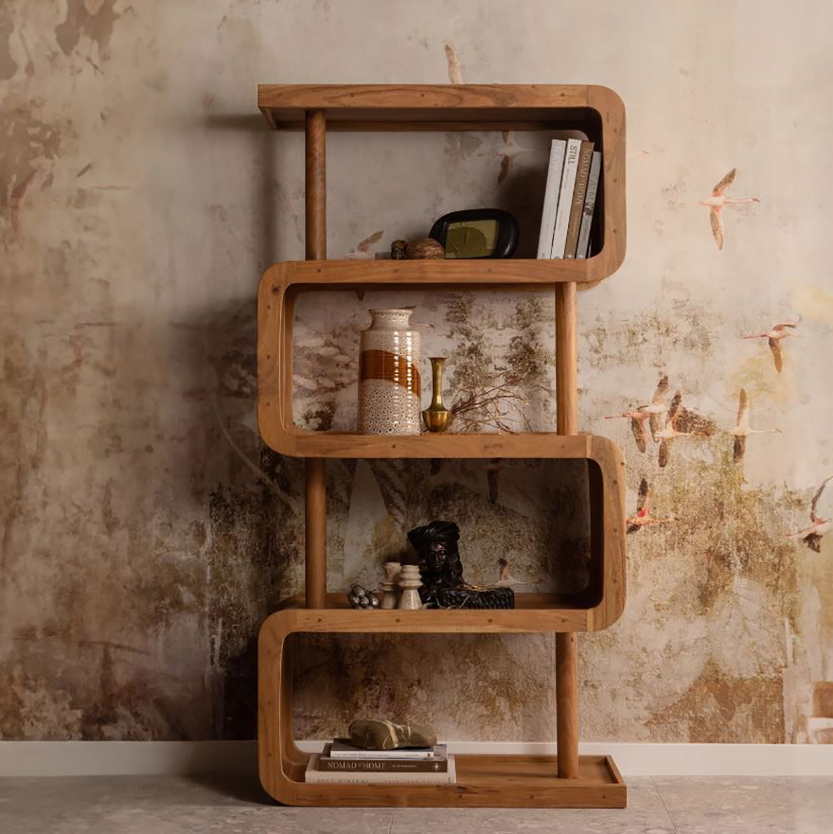 Living, Bookcases & Bookshelves RATTLE NATURAL BOOKCASE | Mavriki & CO