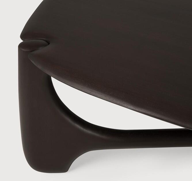 PI C/T ROUND MAHOGANY D.BROWN 