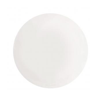 OFF WHITE ROUND PU PLACEMAT 