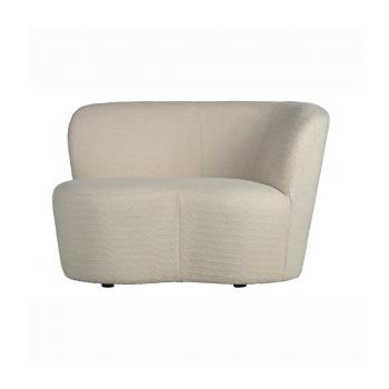 STONE RIGHT CREME LOUNGE CHAIR