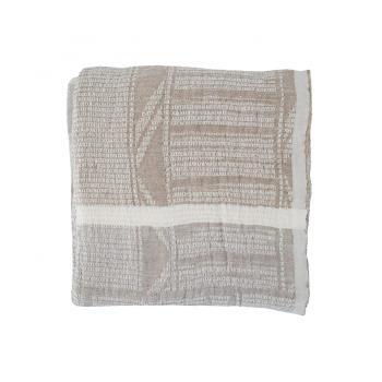 BOGOLAN DESERT ON WHITE THROW