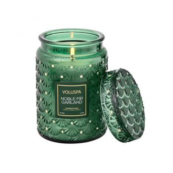 NOBLE FIR GARLAND LARGE JAR 