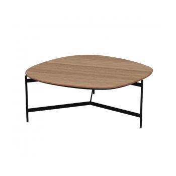PEBBLES MEDIUM WALNUT COFFEE TABLE