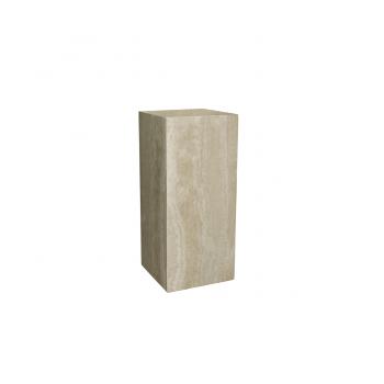 STONE TRAVERTINO LOW PEDESTAL