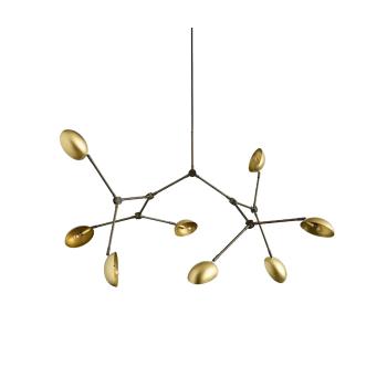 DROP BRASS CHANDELIER