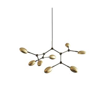 DROP MINI BRASS CHANDELIER