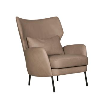 ALEX SAND LEATHER ARMCHAIR