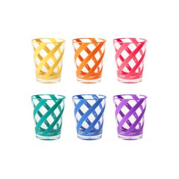 HAPPY COLOURS SET6 GLASS METHACRYLATE 