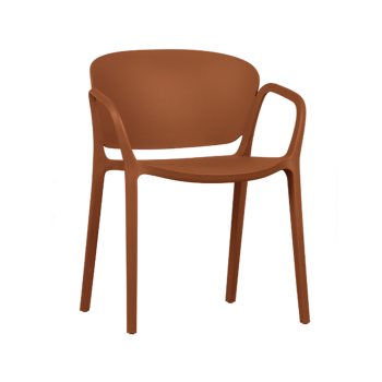 BENT OUTDOOR DINING CHAIR 