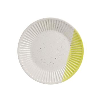 TALIA YELLOW DESSERT PLATE 
