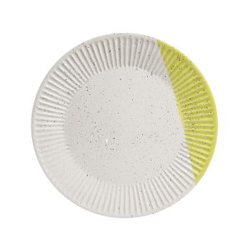 TALIA YELLOW DINNER PLATE  