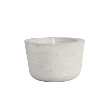 ROOT OUTDOOR SCENTED CANDLE IN LARGE GREY POT 