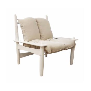 CARLO DODU WHITE ARMCHAIR 