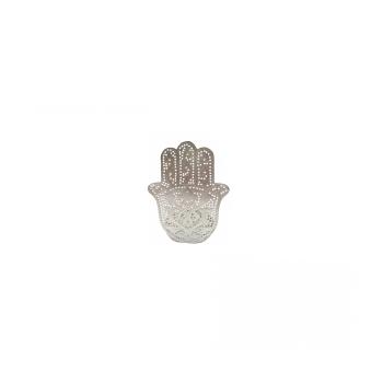 HAND SINGLE K SILVER CANDLE HOLDER