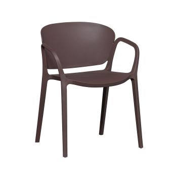 BENT PURPLE/ BROWN CHAIR