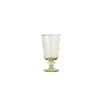 STRAIGHT STEMMED L.OLIVE GLASS