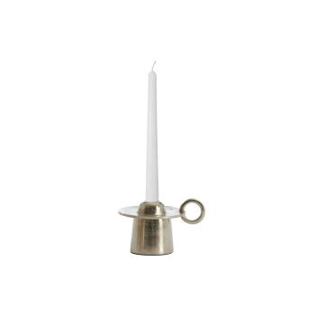 SALTILLO S RAW NICKEL CANDLE HOLDER