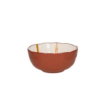 MYKONOS WHITE/YELLOW SALΑD BOWL 