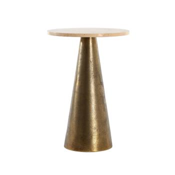 YNEZ BRONZE SIDE TABLE
