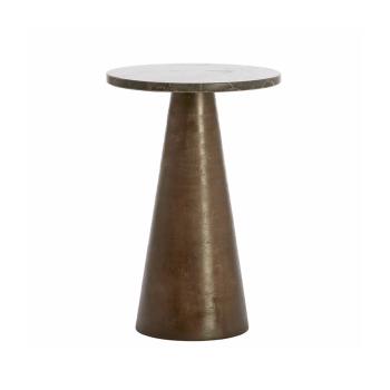 YNEZ BROWN SIDE TABLE