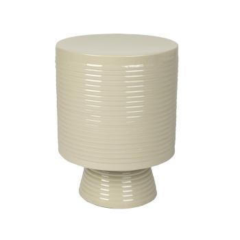 SVEN L IVORY SIDE TABLE