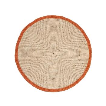 ST2 ORANGE ROUND PLACEMAT 