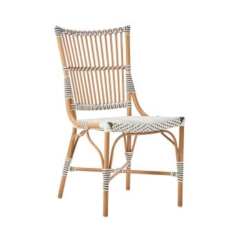 UNA WH-COPPUCCINO OUTDOOR DINING CHAIR