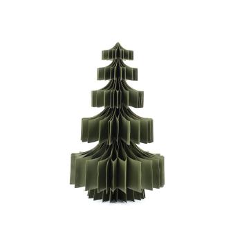 X/MAS PAPER TREE GREEN HONEYCOMP