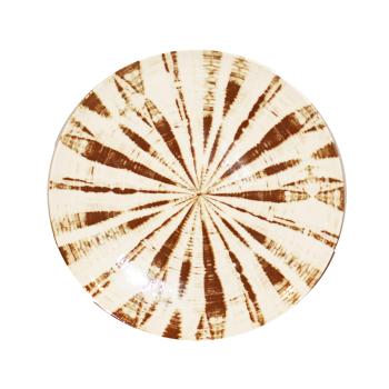 TRIBAL SET6 STRIPED PLATE 