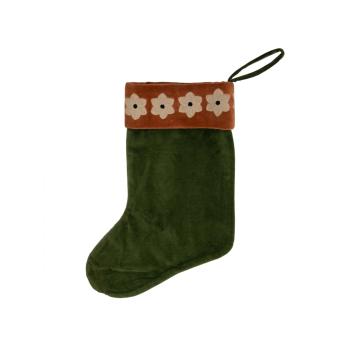 DAISY X-MAS STOCKING GREEN