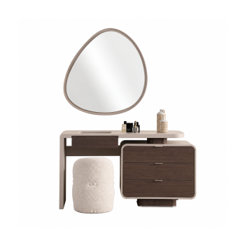 ARMANI DRESSER WITH STOOL AND MIRROR