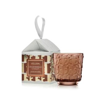 GINGERBREAD CHALET PEDESTAL 
